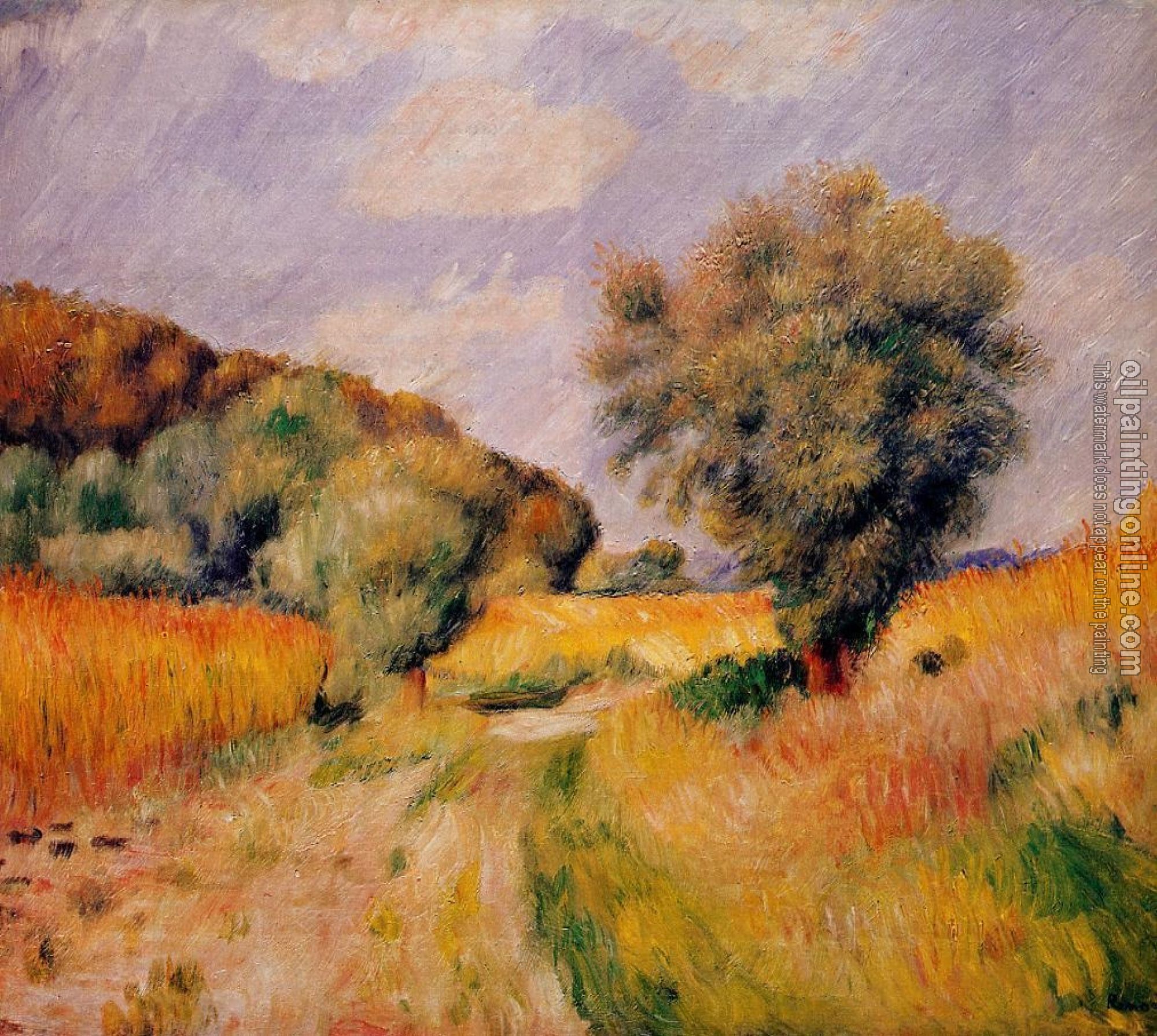 Renoir, Pierre Auguste - Fields of Wheat